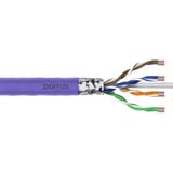 Digitus Professional Cat.6 F/UTP Verlegekabel simplex, Cca violett, 305 Meter Trommel