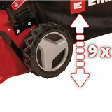 EINHELL Benzin-Rasenmäher GC-PM 46/5 S rot/schwarz, mit Hinterradantrieb