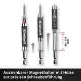 EINHELL Bit- und Magnetbithalter-Set in M-CASE, 42-teilig, Bit-Satz 