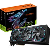 GIGABYTE GeForce RTX 5070 Ti AORUS MASTER 16G, Grafikkarte DLSS 4, 3x DisplayPort, 1x HDMI 2.1