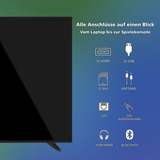 JVC LT-65VDQ3455, QLED-Fernseher 164 cm (65 Zoll), schwarz, UltraHD/4K, Tripple Tuner, VIDAA