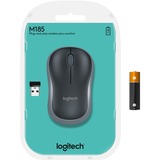 Logitech Wireless Mouse M185, Maus grau, Retail