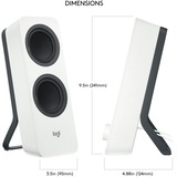 Logitech Z207 , PC-Lautsprecher weiß, Bluetooth, Klinke