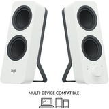 Logitech Z207 , PC-Lautsprecher weiß, Bluetooth, Klinke