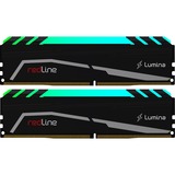 Mushkin DIMM 16 GB DDR4-3200 (2x 8 GB) Dual-Kit, Arbeitsspeicher schwarz, MLA4C320EJJP8GX2, Redline Lumina RGB, INTEL XMP