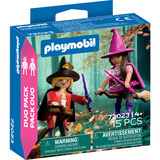PLAYMOBIL 72023 DuoPack Hexe und Zauberer, Konstruktionsspielzeug 