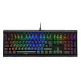 Sharkoon SKILLER SGK40, Gaming-Tastatur schwarz, BE-Layout, Huano Red