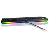 Sharkoon SKILLER SGK40, Gaming-Tastatur schwarz, BE-Layout, Huano Red