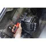 Wiha Schraubendreher mit Bithalter SoftFinish, 1/4" schwarz/rot, mit Ratschenfunktion