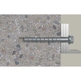fischer Betonschraube UltraCut FBS II 8x80 30/15/- Sechskant mit U-Scheibe TX 50 Stück, verzinkt