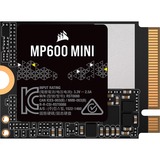 Corsair MP600 CORE MINI 2 TB, SSD schwarz, PCIe 4.0 x4, NVMe 1.4, M.2 2230
