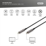 Digitus 4K USB-C AOC AV-Anschlusskabel schwarz, 15 Meter