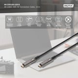 Digitus 4K USB-C AOC AV-Anschlusskabel schwarz, 15 Meter