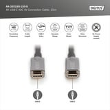 Digitus 4K USB-C AOC AV-Anschlusskabel schwarz, 15 Meter
