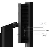 Lenovo ThinkVision P34w-20, LED-Monitor 86.7 cm (34.1 Zoll), schwarz, WQHD, IPS, Curved, USB-C