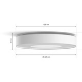 Philips Hue White & Color Ambiance Infuse Deckenleuchte L, LED-Leuchte weiß