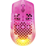 SteelSeries Aerox 3 Wireless Gen 2 MagentaHaze, Gaming-Maus magenta/transparent