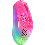 SteelSeries Aerox 3 Wireless Gen 2 MagentaHaze, Gaming-Maus magenta/transparent