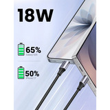 UGREEN US288 USB-A auf USB-C Lade- und Datenkabel  schwarz