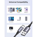 UGREEN US288 USB-A auf USB-C Lade- und Datenkabel  schwarz