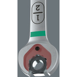 Wera 6007 Joker Imperial 8 Set 1 Maul-Ringratschenschlüssel-Satz, 8-teilig, Schraubenschlüssel zöllige Größen