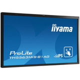 iiyama Prolite TH5565MIS-B1AG Generalüberholt (ohne Standfuß), LED-Monitor 138.8 cm (54.6 Zoll), schwarz (matt), FullHD, IPS, Touchscreen, USB-Hub, Lautsprecher