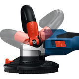 Bosch Professional Akku-Betonschleifer GBR 18V-15 S Professional solo, 18Volt blau/schwarz, ohne Akku und Ladegerät, Ø 125mm, in L-BOXX