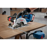 Bosch Professional Akku-Handkreissäge GKS 18V-51 Professional solo, 18Volt blau/schwarz, ohne Akku und Ladegerät, Ø 140mm