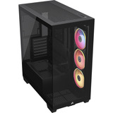Corsair 3500X LX-R RGB , Tower-Gehäuse schwarz, Tempered Glass x 2