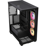 Corsair 3500X LX-R RGB , Tower-Gehäuse schwarz, Tempered Glass x 2