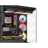 Corsair 3500X LX-R RGB , Tower-Gehäuse schwarz, Tempered Glass x 2