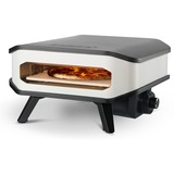 Cozze Pizzaofen 13", mit Tür / Hitzeschild schwarz/weiß, 2.200 Watt, für Pizzen bis ca. Ø 34cm