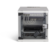 Digitus Netzwerk-Set SOHO Pro 10" 315x300 mm (BxT), IT-Schrank hellgrau, 6 Höheneinheiten