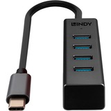 Lindy 4 Port USB 3.2 Gen 1 Typ C, USB-Hub 
