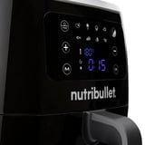 Nutribullet Heißluftfritteuse XXL Digital Air Fryer schwarz/silber, 1.800 Watt, Korb 7 Liter