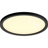 Philips Hue Hue White Ambiance Aurelle runde Panelleuchte, LED-Leuchte schwarz, inkl. Dimmschalter