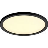 Philips Hue White Ambiance Aurelle runde Panelleuchte, LED-Leuchte schwarz, inkl. Dimmschalter