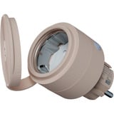 Shelly Wave Outdoor Plug S LR, Steckdose beige
