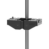 BESSEY Große Multifunktionshalterung STE-MH-SET schwarz/rot, 2 Stück, für BESSEY Deckenstützen STE und ST