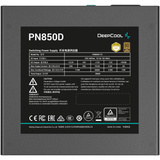 DeepCool PF850D V2 850W, PC-Netzteil schwarz, 1x 12-Pin High Power GPU, 3x PCIe, 850 Watt