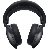 Dell Alienware Tri-Mode Wireless AW725H Dark Side of the Moon, Gaming-Headset schwarz, Hi-Res Audio, Bluetooth, 2,4 GHz, Kabel