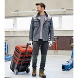 EINHELL Systemkoffer E-Case Tower, Werkzeugwagen schwarz/rot, 1x E-Case L, 2x E-Case S