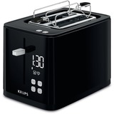 Krups Smart'n Light Toaster KH6418 schwarz, 850 Watt, für 2 Scheiben Toast