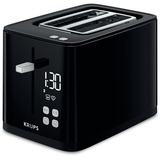 Krups Smart'n Light Toaster KH6418 schwarz, 850 Watt, für 2 Scheiben Toast