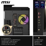 MSI MEG Vision X AI 2NVZ9-205AT, Gaming-PC schwarz/transparent, Windows 11 Home