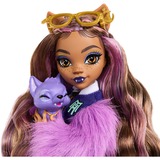 Mattel Monster High Clawdeen Wolf-Modepuppe mit Hund Crescent und Accessoires 