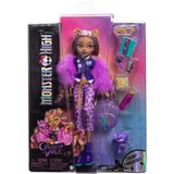 Mattel Monster High Clawdeen Wolf-Modepuppe mit Hund Crescent und Accessoires 