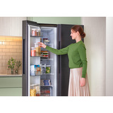 Samsung RS70F66KCFEF, Side-by-Side edelstahl (dunkel), AI Energy Mode, Smart Conversion, Festwasseranschluss