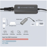 Sonnet Solo5G USB-C to 5Gb Ethernet, LAN-Adapter schwarz