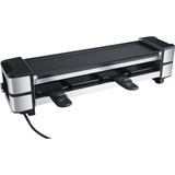 Steba Guss-Raclette RC 140 schwarz/edelstahl, 600 Watt, wendbare Grillplatte